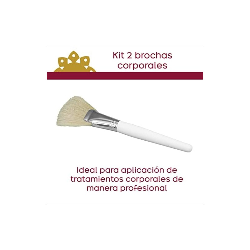 Tendencia Spa - Kit de 2 Brochas Corporales Abanico de