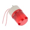 220V Red LED Warning Lights Acousto optic Alarm System Rotating