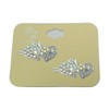 Pair of Small Heart-Heart Snap Clip Barrettes for Women Thin