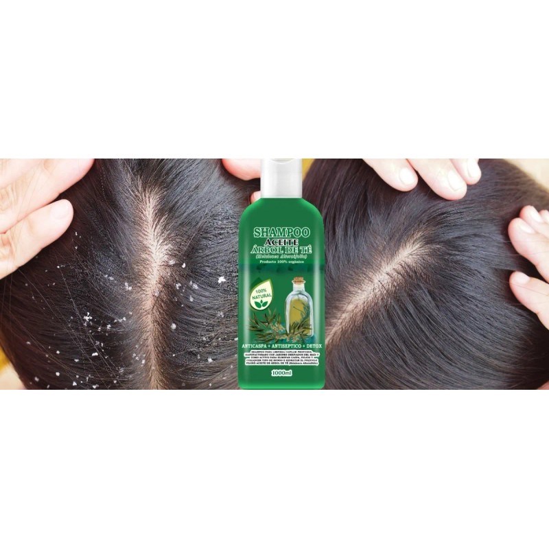3 Shampoos Aceite Árbol De Te / Tea Tree Orgánico