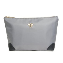 Alice Wheeler London Harrow Travel Bag Cosmetic Makeup Bag (Grey)