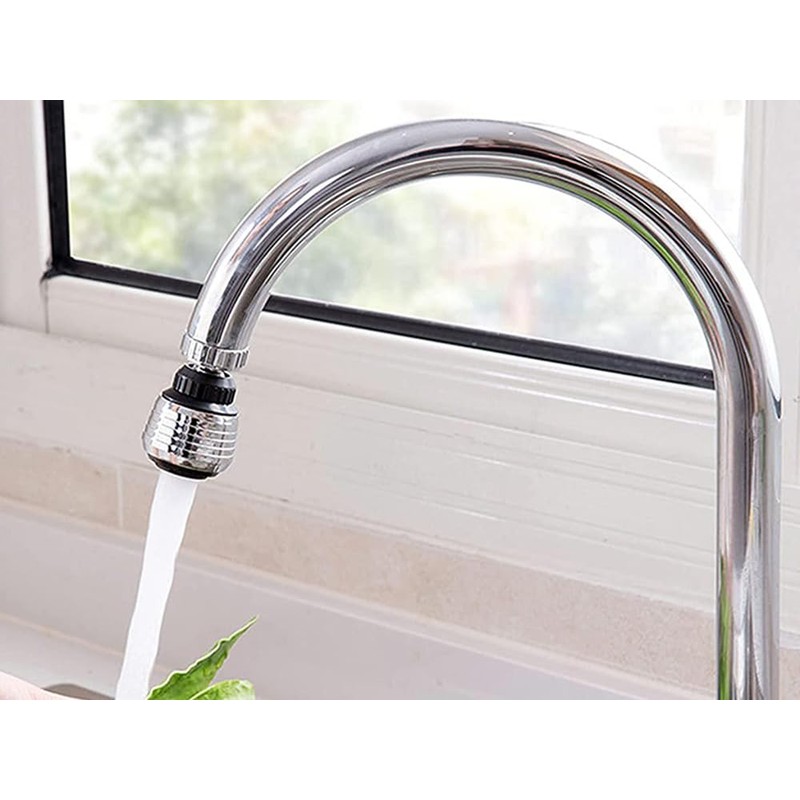 Faucet Aerator, Universal and Adjustable, Kitchen Tap Extension with 2