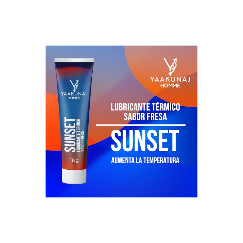 Lubricante Termico Fresa Sunset Yaakunaj Homme 18gr 2 Piezas