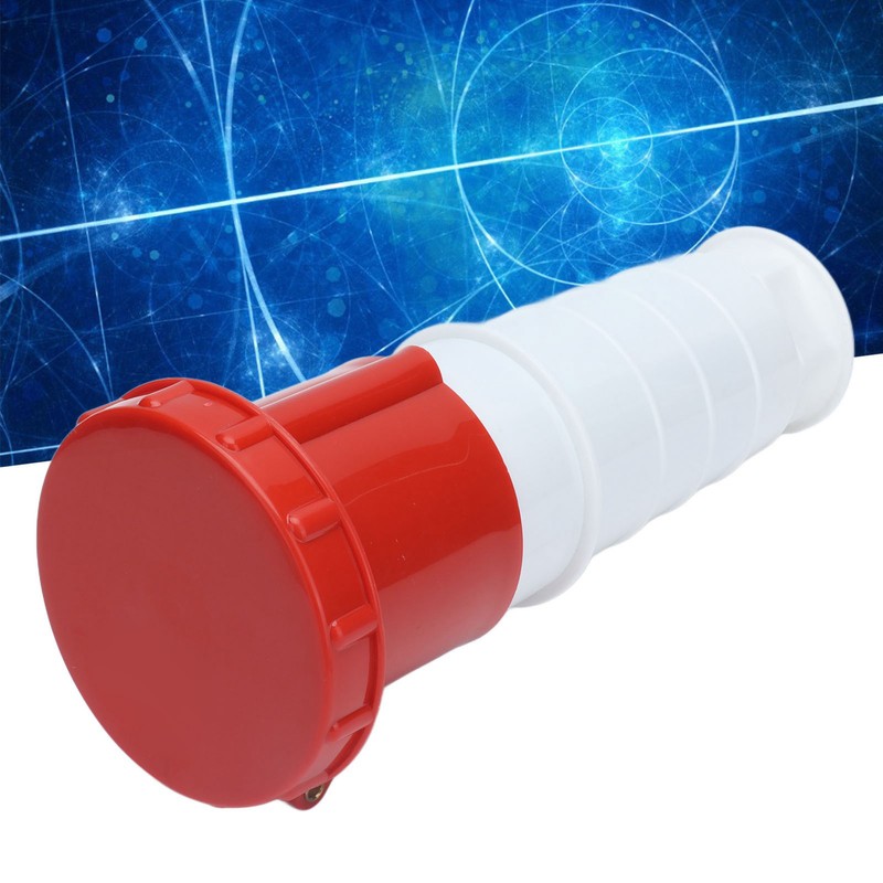 Industrial Aviation Plug Connector Three Phase 63A 3P+E 4 Core