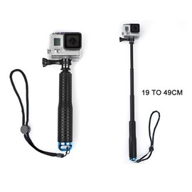 Telescopic Handheld Selfie Monopod Extendable Pole Stick Compatible for Hero Action Camera