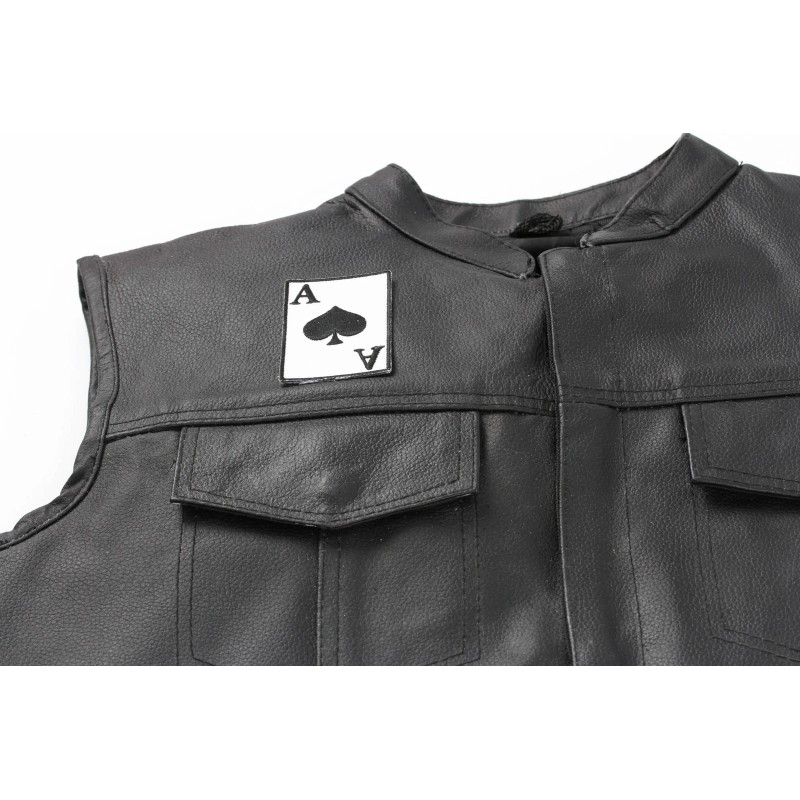 Ivamis Ace Of Spades Novelty Iron on Patch- 2x3 inch