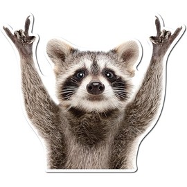 Rocking Raccoon Sticker/Decal