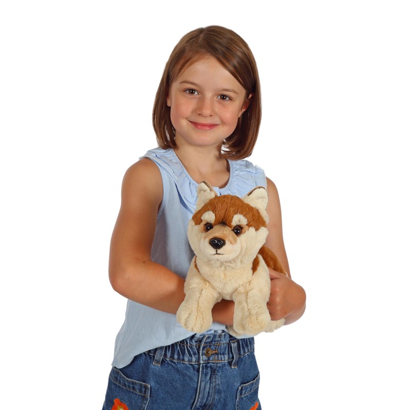 Gipsy Toys - Wolf Plush Toy Widening Brown & Beige