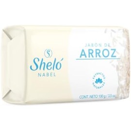 Sheló Nabel Jabón de Arroz, Extractos Naturales, 100 g