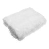 iplusmile 1Pc Plush Christmas Table Runner Decorative White Table Flag
