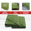 Mytee Products 2 Pack 7' x 9' Green 12oz Canvas