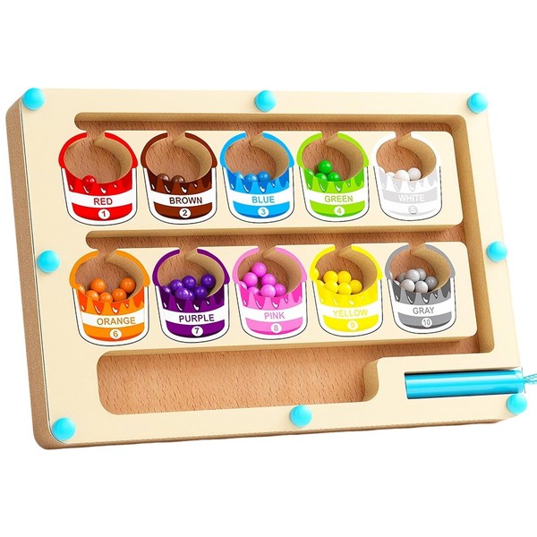 Embhlitfe Montessori Toys for 2 Year Old Boy - Wooden