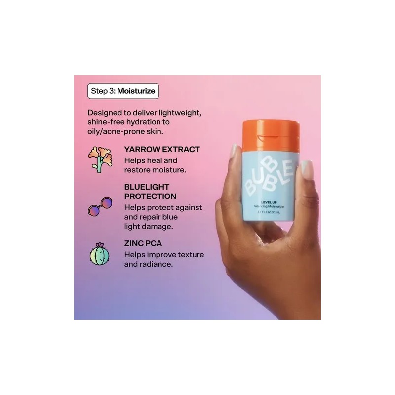 Kit Rutina Skincare Para Acné Bubble.
