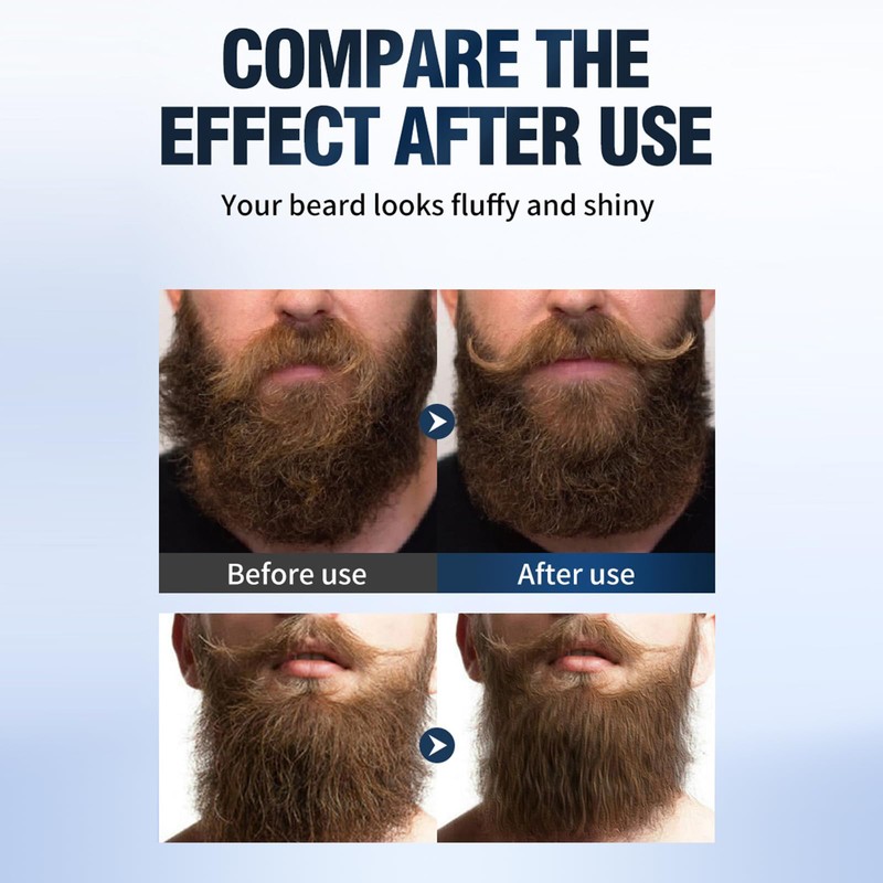 Beard Bartconditioner Mit Arganöl, Bart-Pflegeconditioner Natürlicher Bartconditioner Für Weichen, Gepflegten