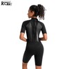KMT Wetsuit Women, 2mm Shorty Wetsuits Neoprene Back Zip Wet