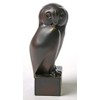 Owl Smooth Sided Animal Portrait Statue by Pompon