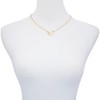 Vince Camuto Dainty Unique Heart Pendant Goldtone Necklace for Women