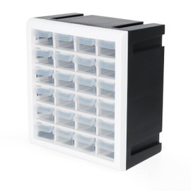 Gonice Craft Cabinet Storage, Hardware Storage Organizer, 24 Drawer Plastic Parts Cabinet, Tool Storage Box for Screws, Nuts and Small Parts