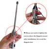 2 Pack Motorcycle Flag Pole Fold Down 90° and American