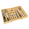 KitchenEdge Premium Silverware, Flatware and Utensil Organizer for Kitchen Drawers,