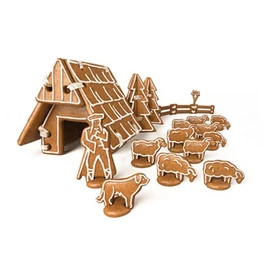 Tescoma Delícia Gingerbread Chalet Cookie Cutters Set