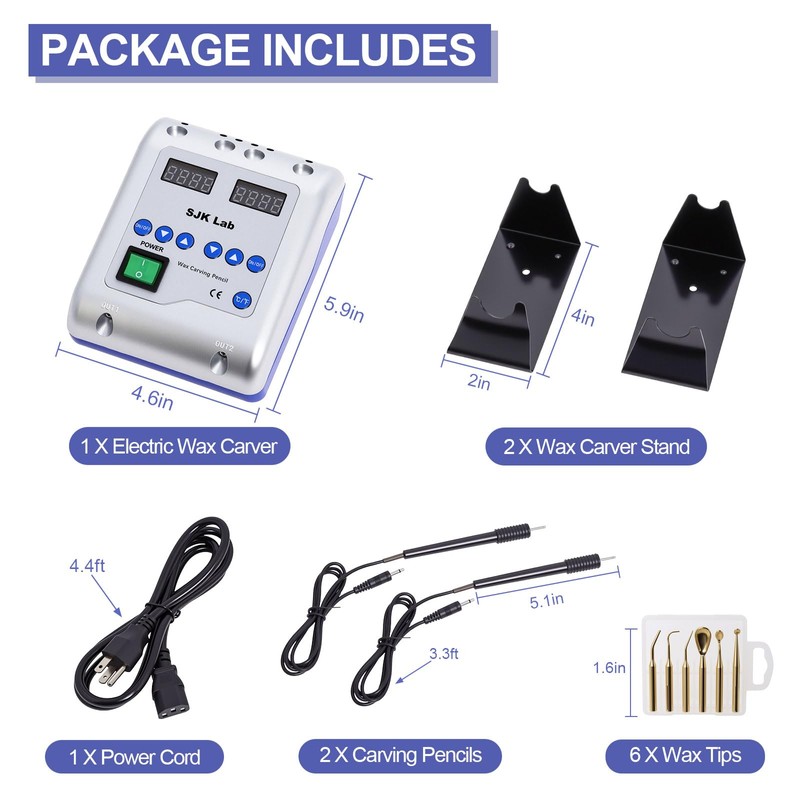 Dental Electric Wax Carver with Wax Carving Pen Knife for