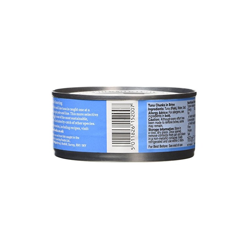 Kingfisher Tuna Chunks in Brine, 160g
