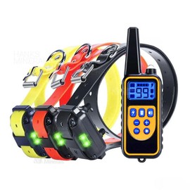 Dog Training Collar 3000FT Remote Rechargeable Shock PET Waterproof Trainer - Package: For 2 Dogs