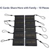 10 Pack RFID Key Cards for Smart Locks - Compatible