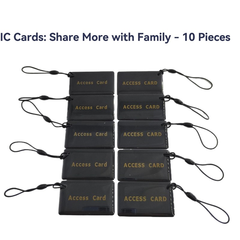 10 Pack RFID Key Cards for Smart Locks - Compatible