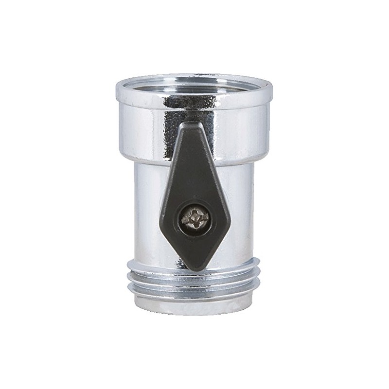 Melnor 395S Metal Hose Valve; 1-Way , Chrome