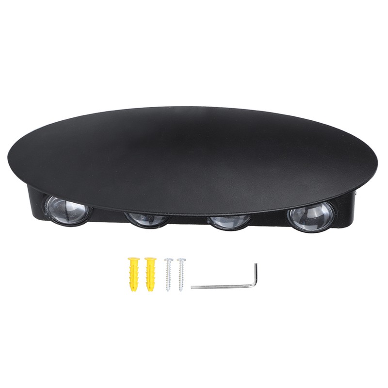 8W Outdoors Waterproof 8 LED Wall Lamp Wall Mounted Corridor