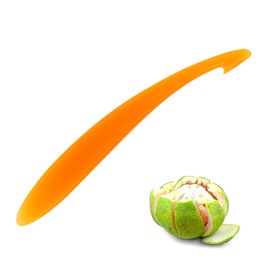 1PCS Plastic Orange Peeler, Long-Handle Orange Peeler Tool Orange, Orange Peeler Tool