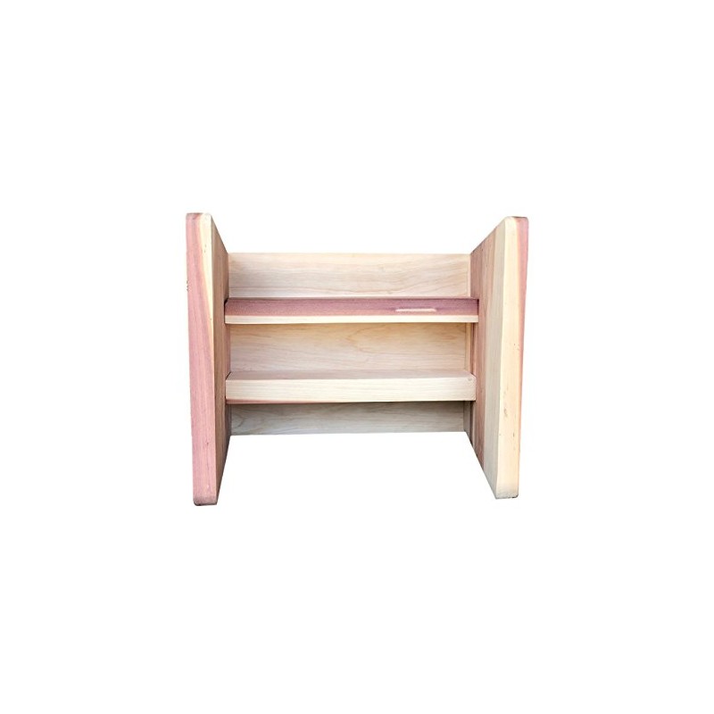 Vundahboah Amish Goods Cedar One Step Stool (Straight Leg Style)