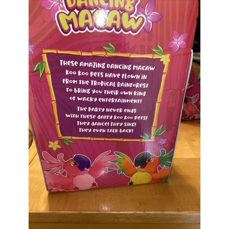 Cepia KOO KOO PETS Maximillian The Dancing Macaw TALKING SINGING