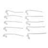 10pcs Hearing Dome Set with Tube Sound Amplifier Dome Set