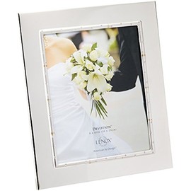 Lenox Devotion Frame for 8 by 10-Inch Photo - 825521, Metallic