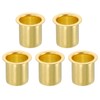 sourcing map 5Pcs Fit for 14mm(9/16") Tube ID Brass Compression