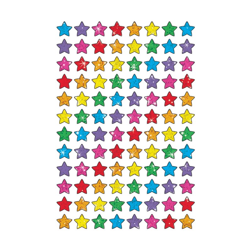 Colorful Sparkle Stars superShapes Stickers