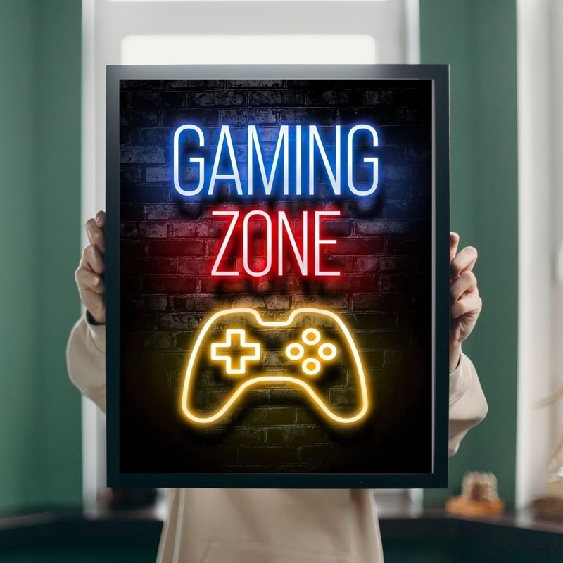 Poster Gamer Wall Decoration - Gamer Poster, Deco Gaming, Wall