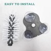 MHLLGN 2 Pack Turtle Brush Each with 3 Suction Cups