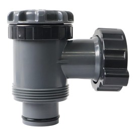 uhzz Plunger Valve for Intex Pool, Plunger Valve Connection Pool Pump Hose, Above Ground Pool Filter Pump, Pool Drain Valve On Off Plunger Part, for Intex Hose Plunger Valve Replacement
