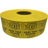 The Ticket GURU-Large Number Raffle 50/50 TICKETS-2000/ROLL (Yellow)
