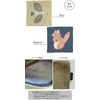 Miyuki Matsuo Square Cushion Cover 45x45 Animal Pattern (Bird (110032))