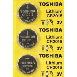 Toshiba 3 x New Original Toshiba CR2016 CR 2016 3V LITHIUM BATTERY BR2016 DL2016 Watch