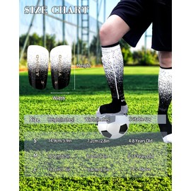 TOMIYO Soccer Shin Guards,Shin Guards Soccer Kids 10-12 and Shin Pad Sleeves with Inserted Pocket,Protective Soccer Equipment for Youth Adult,espinilleras de Futbol para Hombres for Team Sports