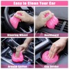 AUTODECO Windshield Cleaner Tool, 17Pcs Car Interior Detailing Kit, Detailing