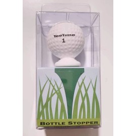 Prodyne White Acrylic Golf Ball Stopper - Tee Time,Bottle Stoppers & Corks
