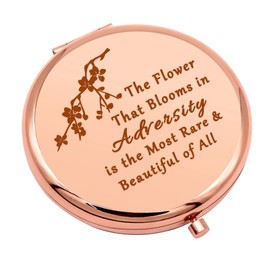 Inspirational Gifts for Girls Compact Makeup Mirror for Friend Daughter Sister Encouragement Gift for Women Motivational Gifts Folding Makeup Mirror for Niece Aunt Mom Christmas Birthday Gifts