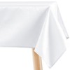 Filumi Tablecloth 120 x 220 cm White Washable for Indoor